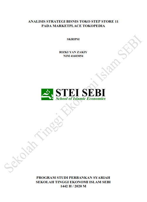 Analisis Strategi Bisnis Toko Step Store 11 pada Marketplace Tokopedia