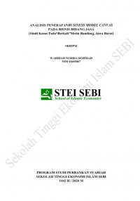 Image of Analisis Penarapan Business Model Canvas pada Bisnis Bidang Jasa (Studi Kasus: 