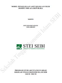 Image of Model Pengelolaan Aset Kelolaan Oleh Dompet Dhuafa Republika